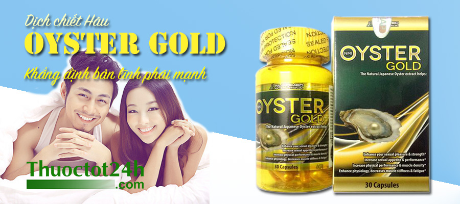 Oyster Gold tinh chất hàu biển tươi tăng số lượng và chất lượng tinh trùng