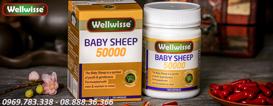 Wellwisse baby sheep 5000 phục hồi làn da tươi trẻ