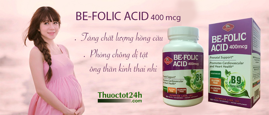 Be - folic acid 400 mcg