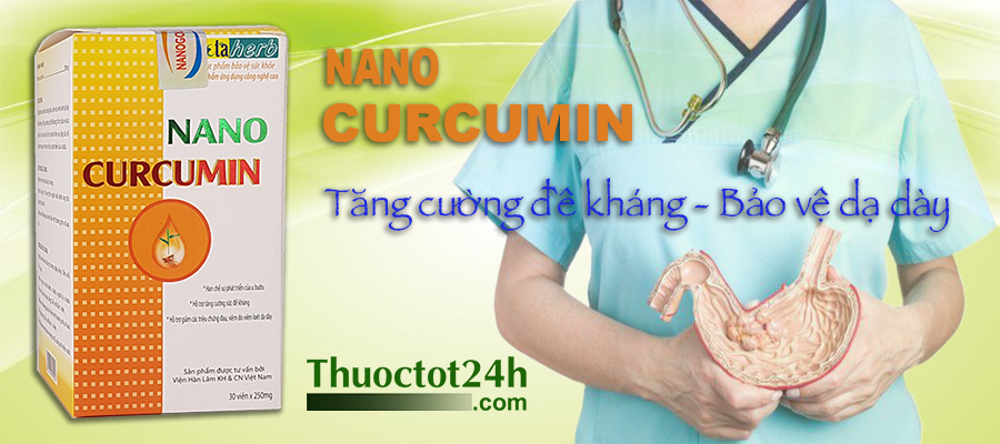Nano Curcumin - Bảo vệ dạ dày