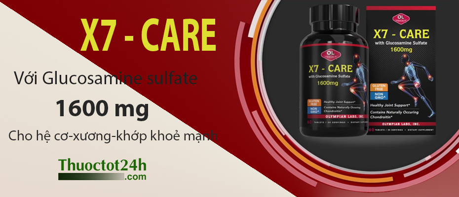 X7-Care glucosamine sulfate 1600 mg