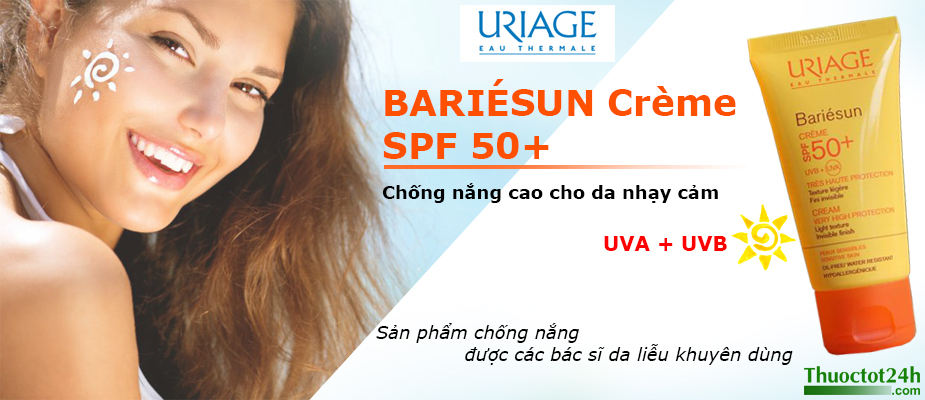 Kem chống nắng Uriage Bariésun Crème SPF50+